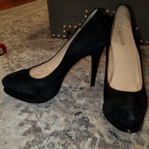 Black Guess Stilettos